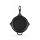 Padella grill in ghisa smaltata Hosse, Black Onyx, Ф24cm | Padella grill in ghisa | Padella in ghisa |
