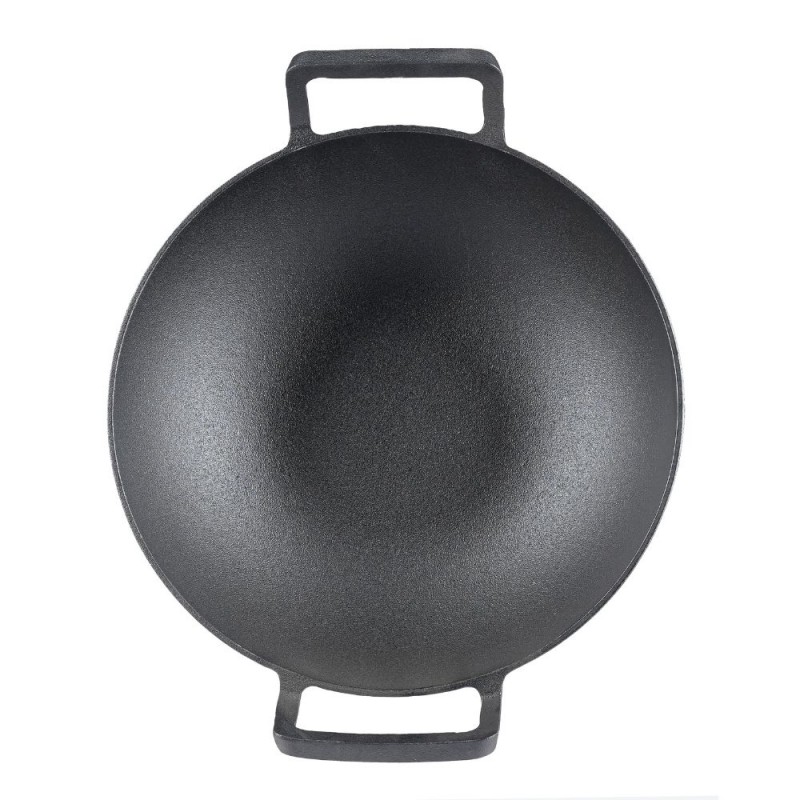 Padella wok in ghisa, Ф31 | Padella piatta in ghisa | Padella in ghisa |