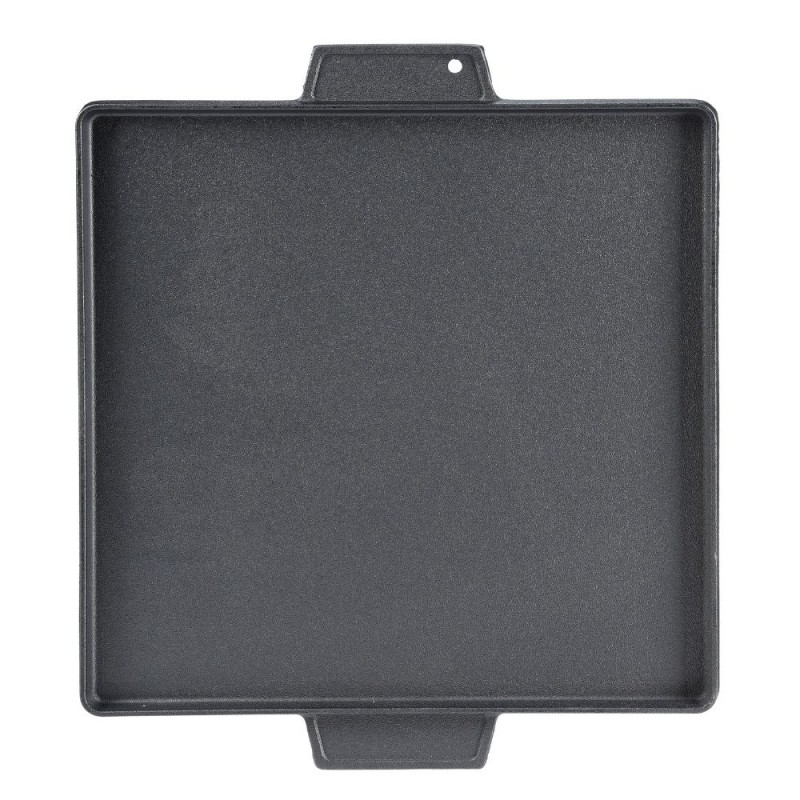 Piastra grill in ghisa doppia faccia, 38x38 cm | Piastra in ghisa |  |