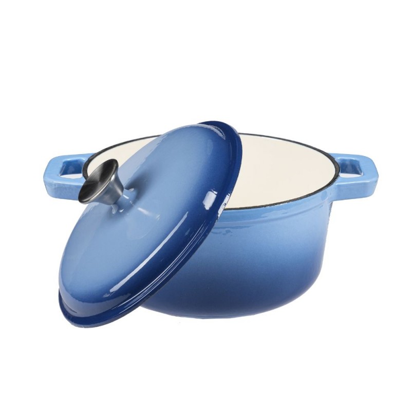 Pentola in ghisa smaltata, Blu, Ф24 - Confronto dei Prodotti